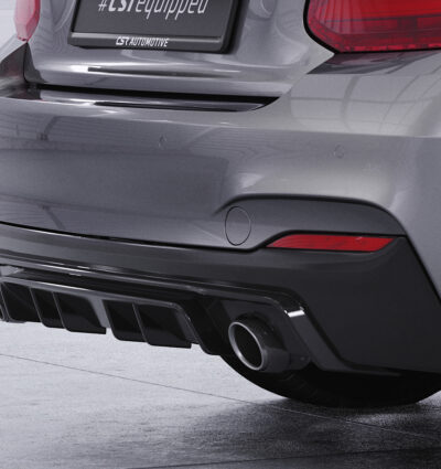 Diffuseur / Ajout de parechoc arrière pour BMW Série 2 F22 / F23 Pack M (11/2013-06/2021) - Fabriqué en ABS (6 finitions au choix)