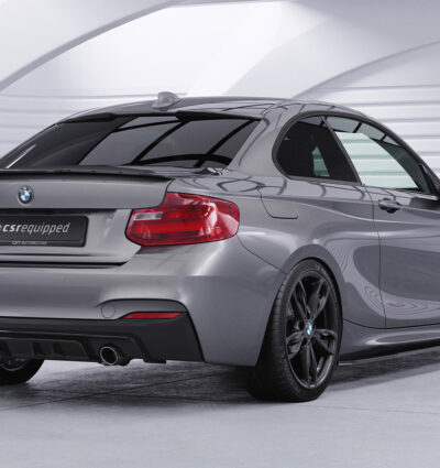 Diffuseur / Ajout de parechoc arrière pour BMW Série 2 F22 / F23 Pack M (11/2013-06/2021) - Fabriqué en ABS (6 finitions au choix)