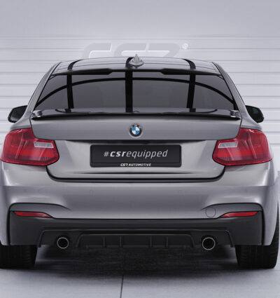Diffuseur / Ajout de parechoc arrière pour BMW Série 2 F22 / F23 Pack M (11/2013-06/2021) - Fabriqué en ABS (6 finitions au choix)