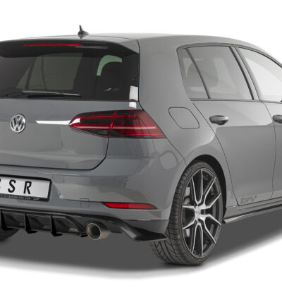 Diffuseur / Ajout de parechoc arrière pour VW Golf 7 (Typ AU) GTI TCR (2019-2021) - Fabriqué en ABS 10mm (à peindre ou polir)