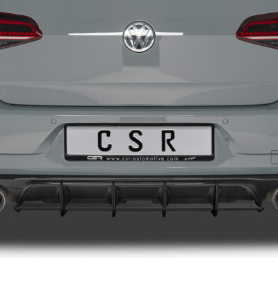 Diffuseur / Ajout de parechoc arrière pour VW Golf 7 (Typ AU) GTI TCR (2019-2021) - Fabriqué en ABS 10mm (à peindre ou polir)