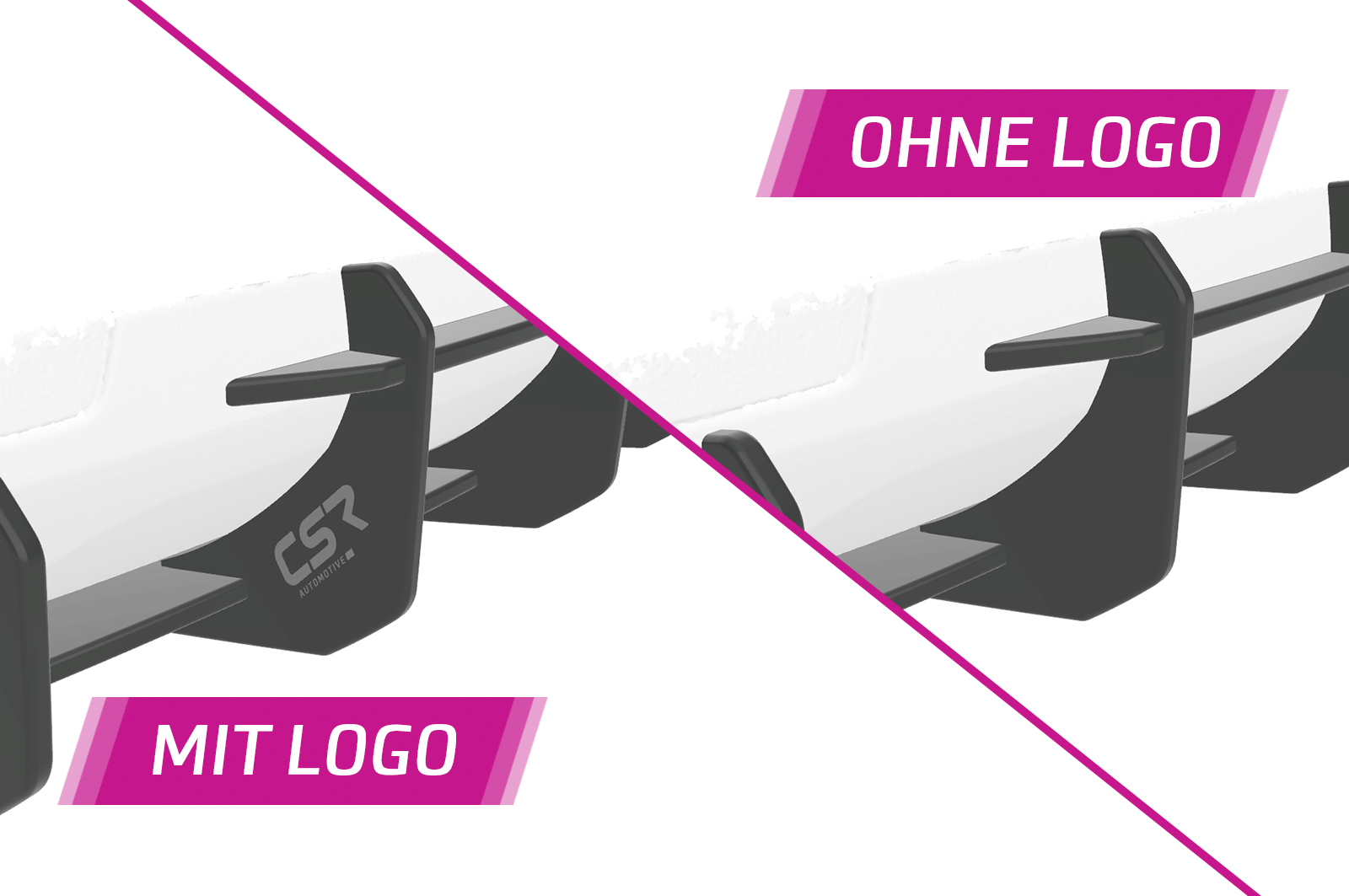 Diffuseur / Ajout de parechoc arrière pour VW Golf 7 (Typ AU) finition de base (08/2012-02/2017) - Fabriqué en ABS 10mm (à peindre ou polir)