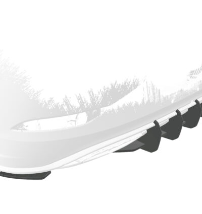 Diffuseur / Ajout de parechoc arrière pour VW Polo 6 2G (Typ AW) R-Line (facelift) (depuis 2021) - Fabriqué en ABS 10mm (à peindre ou polir)