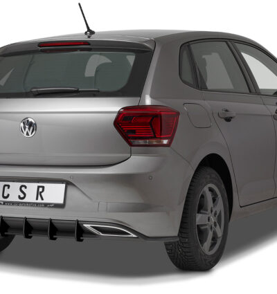 Diffuseur / Ajout de parechoc arrière pour VW Polo 6 2G (Typ AW) R-Line (2017-2020) - Fabriqué en ABS 10mm (à peindre ou polir)