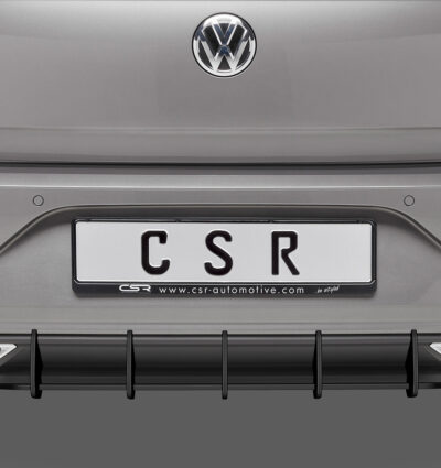 Diffuseur / Ajout de parechoc arrière pour VW Polo 6 2G (Typ AW) R-Line (2017-2020) - Fabriqué en ABS 10mm (à peindre ou polir)