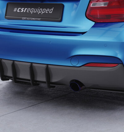 Diffuseur / Ajout de parechoc arrière pour BMW Série 2 F22 / F23 Pack M (2013-2021) - Fabriqué en ABS 10mm (à peindre ou polir)