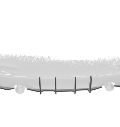 Diffuseur / Ajout de parechoc arrière pour BMW Série 2 F22 / F23 Pack M (2013-2021) - Fabriqué en ABS 10mm (à peindre ou polir)