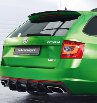 Diffuseur / Ajout de parechoc arrière pour Skoda Octavia 3 Typ 5E RS break (2013-2019) - Fabriqué en ABS 10mm (à peindre ou polir)