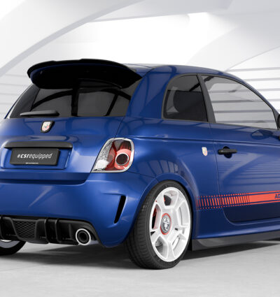 Diffuseur / Ajout de parechoc arrière pour Fiat Abarth 595 toutes carrosseries (08/2012-07/2016) - Fabriqué en ABS 10mm (à peindre ou polir)