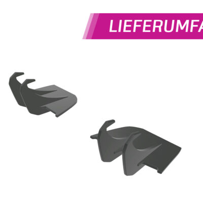Diffuseur / Ajout de parechoc arrière pour Fiat Abarth 595 toutes carrosseries (08/2012-07/2016) - Fabriqué en ABS 10mm (à peindre ou polir)