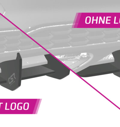 Diffuseur / Ajout de parechoc arrière pour Audi A3 8Y Sportback S-Line (depuis 2020) - Fabriqué en ABS 10mm (à peindre ou polir)