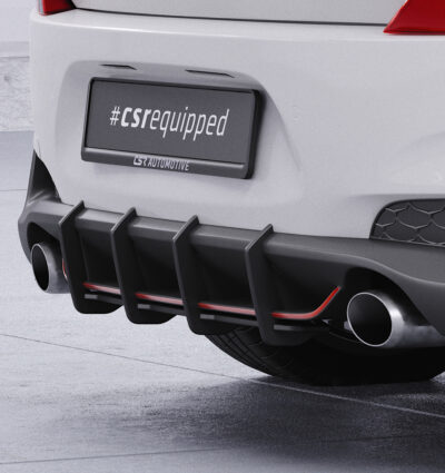 Diffuseur / Ajout de parechoc arrière pour Hyundai i30N toutes carrosseries (2017-2019) - Fabriqué en ABS 10mm (à peindre ou polir)