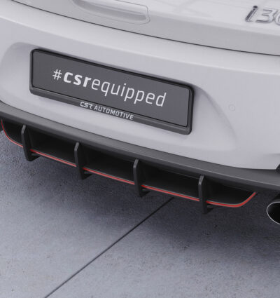 Diffuseur / Ajout de parechoc arrière pour Hyundai i30N toutes carrosseries (2017-2019) - Fabriqué en ABS 10mm (à peindre ou polir)