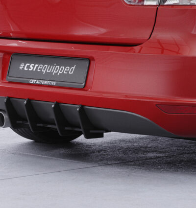 Diffuseur / Ajout de parechoc arrière pour VW Golf 6 (Typ 1K) finition de base (2008-2012) - Fabriqué en ABS 10mm (à peindre ou polir)