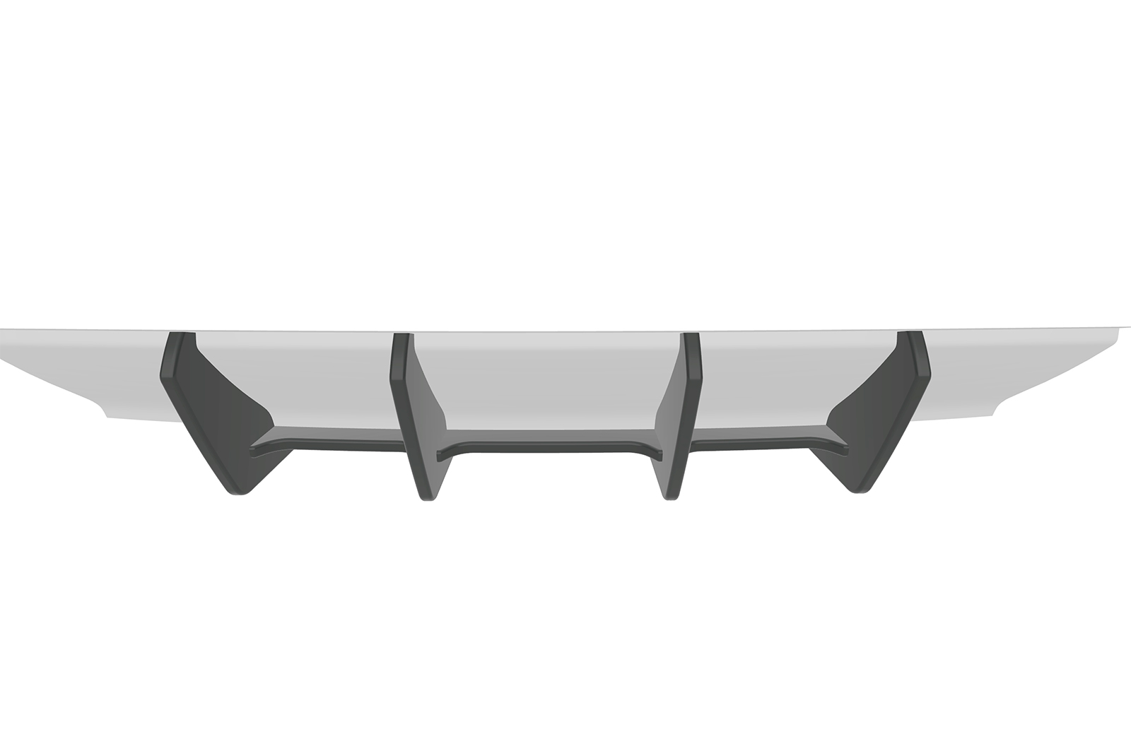 Diffuseur / Ajout de parechoc arrière pour VW Golf 6 (Typ 1K) finition de base (2008-2012) - Fabriqué en ABS 10mm (à peindre ou polir)