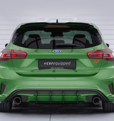 Diffuseur / Ajout de parechoc arrière pour Ford Focus MK4 ST (depuis 2019) - Fabriqué en ABS 10mm (à peindre ou polir)