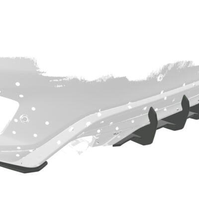 Diffuseur / Ajout de parechoc arrière pour Ford Focus MK4 ST (depuis 2019) - Fabriqué en ABS 10mm (à peindre ou polir)