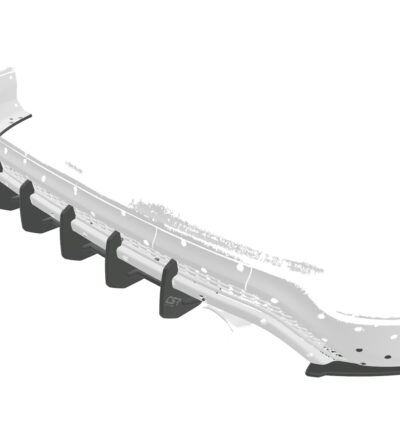 Diffuseur / Ajout de parechoc arrière pour Ford Focus MK3 ST-Line (facelift) (2014-2018) - Fabriqué en ABS 10mm (à peindre ou polir)
