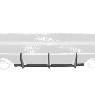 Diffuseur / Ajout de parechoc arrière pour Ford Focus MK2 ST (facelift) (2008-2011) - Fabriqué en ABS 10mm (à peindre ou polir)