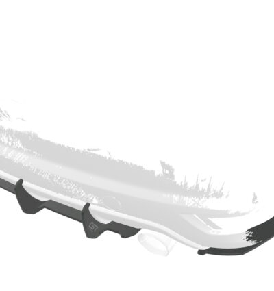 Diffuseur / Ajout de parechoc arrière pour Ford Focus MK2 ST (facelift) (2008-2011) - Fabriqué en ABS 10mm (à peindre ou polir)