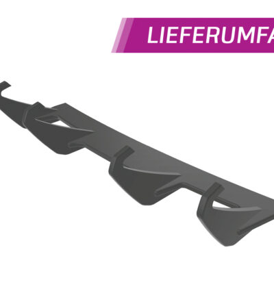Diffuseur / Ajout de parechoc arrière pour VW Scirocco 3 finition de base (2008-2014) - Fabriqué en ABS 10mm (à peindre ou polir)