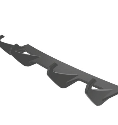 Diffuseur / Ajout de parechoc arrière pour VW Scirocco 3 finition de base (2008-2014) - Fabriqué en ABS 10mm (à peindre ou polir)