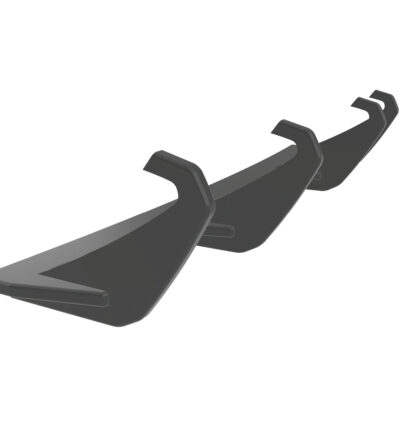 Diffuseur / Ajout de parechoc arrière pour VW Scirocco 3 finition de base (2008-2014) - Fabriqué en ABS 10mm (à peindre ou polir)