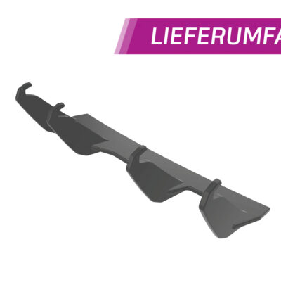 Diffuseur / Ajout de parechoc arrière pour VW Scirocco 3 finition de base (facelift) (2014-2017) - Fabriqué en ABS 10mm (à peindre ou polir)