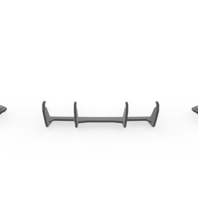 Diffuseur / Ajout de parechoc arrière pour VW Scirocco 3 finition de base (facelift) (2014-2017) - Fabriqué en ABS 10mm (à peindre ou polir)