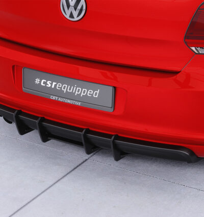 Diffuseur / Ajout de parechoc arrière pour VW Polo 5 (Typ 6R) R-Line (2009-2014) - Fabriqué en ABS 10mm (à peindre ou polir)
