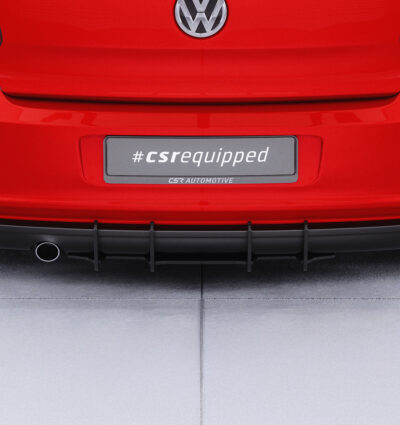 Diffuseur / Ajout de parechoc arrière pour VW Polo 5 (Typ 6R) R-Line (2009-2014) - Fabriqué en ABS 10mm (à peindre ou polir)