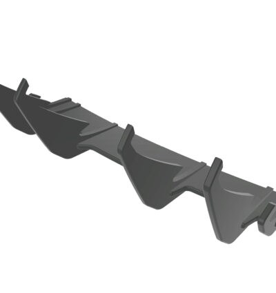 Diffuseur / Ajout de parechoc arrière pour VW Polo 5 (Typ 6R) GTI (2010-2014) - Fabriqué en ABS 10mm (à peindre ou polir)