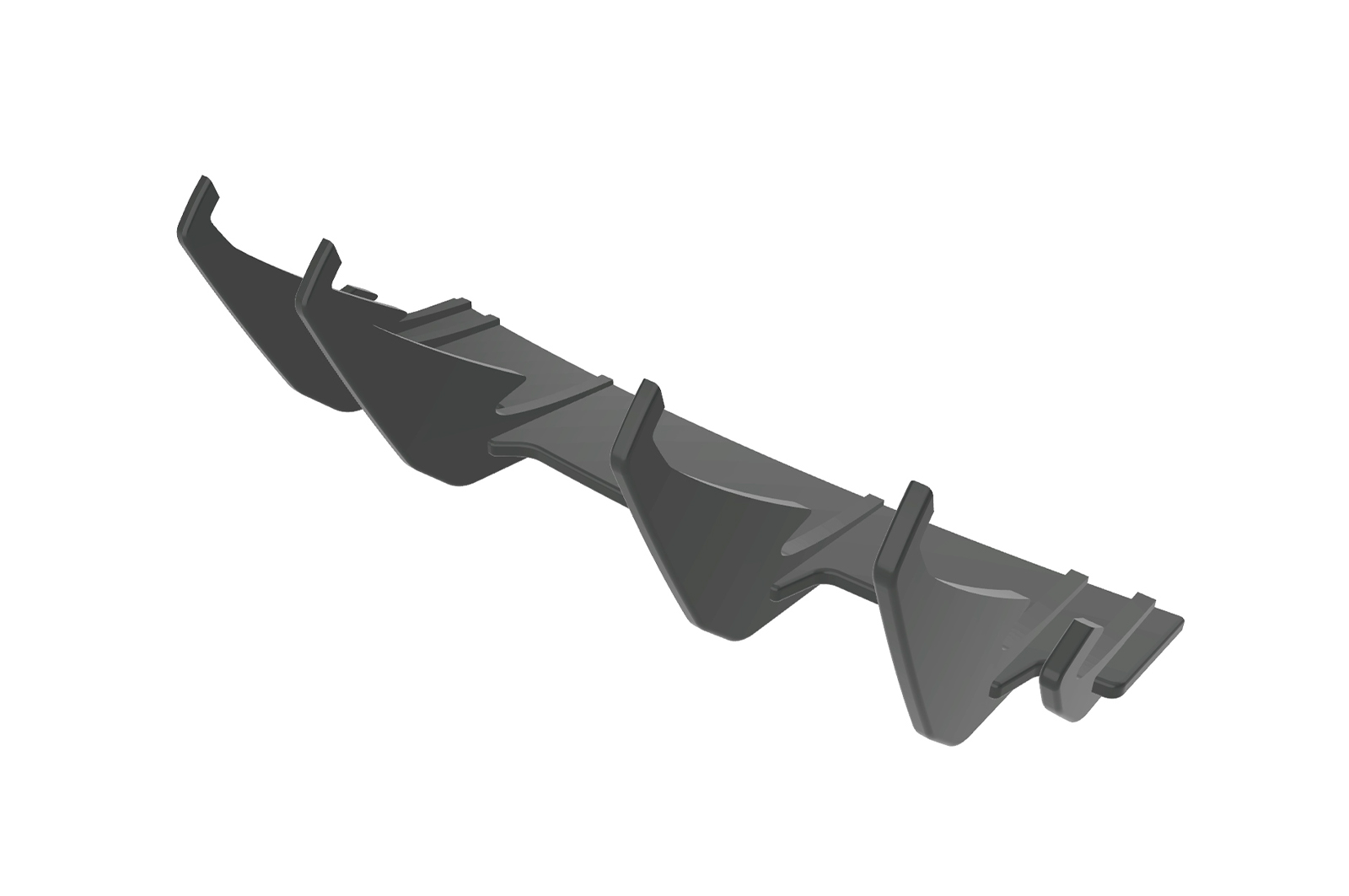 Diffuseur / Ajout de parechoc arrière pour VW Polo 5 (Typ 6R) GTI (2010-2014) - Fabriqué en ABS 10mm (à peindre ou polir)