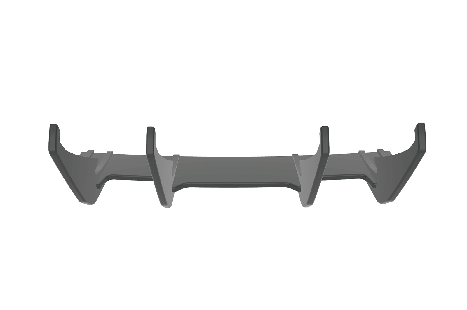 Diffuseur / Ajout de parechoc arrière pour VW Polo 5 (Typ 6R) GTI (2010-2014) - Fabriqué en ABS 10mm (à peindre ou polir)