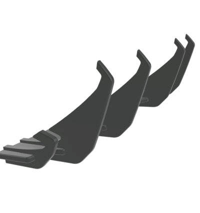 Diffuseur / Ajout de parechoc arrière pour VW Polo 5 (Typ 6R) GTI (2010-2014) - Fabriqué en ABS 10mm (à peindre ou polir)
