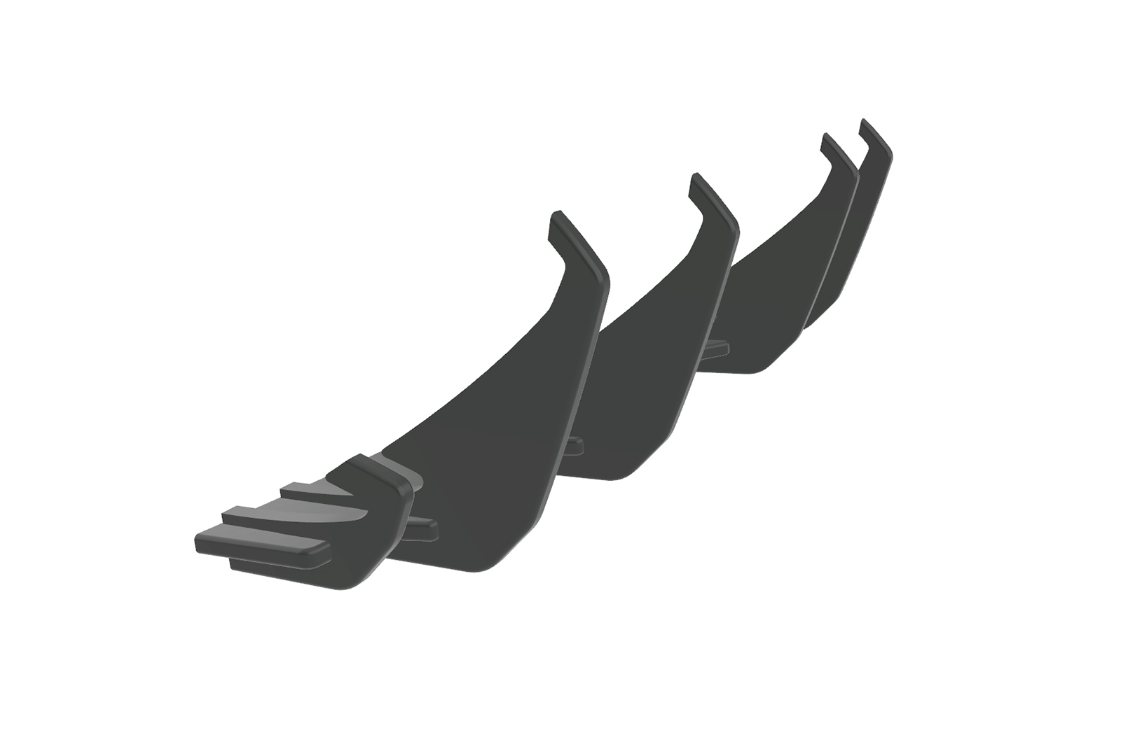 Diffuseur / Ajout de parechoc arrière pour VW Polo 5 (Typ 6R) GTI (2010-2014) - Fabriqué en ABS 10mm (à peindre ou polir)