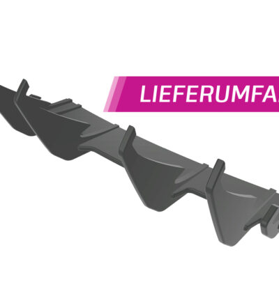 Diffuseur / Ajout de parechoc arrière pour VW Polo 5 (Typ 6R) GTI (2010-2014) - Fabriqué en ABS 10mm (à peindre ou polir)