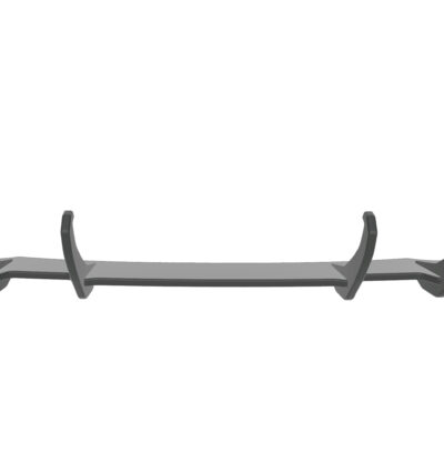 Diffuseur / Ajout de parechoc arrière pour VW Polo 5 (Typ 6R) finition de base (2009-2014) - Fabriqué en ABS 10mm (à peindre ou polir)