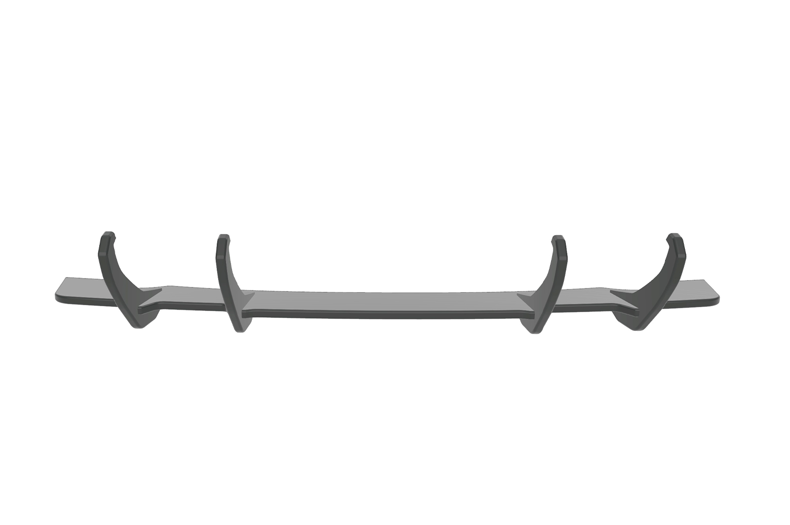 Diffuseur / Ajout de parechoc arrière pour VW Polo 5 (Typ 6R) finition de base (2009-2014) - Fabriqué en ABS 10mm (à peindre ou polir)