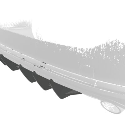 Diffuseur / Ajout de parechoc arrière pour VW Passat B7 Typ 3C break finition de base (08/2010-10/2014) - Fabriqué en ABS 10mm (à peindre ou polir)