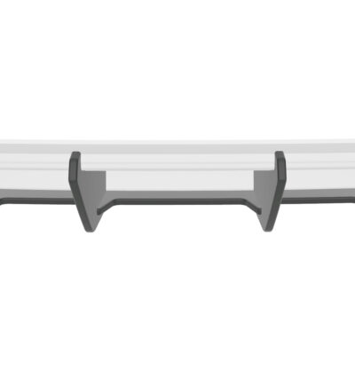 Diffuseur / Ajout de parechoc arrière pour VW Golf 7 (Typ AU) break finition de base (facelift) (2017-2020) - Fabriqué en ABS 10mm (à peindre ou polir)