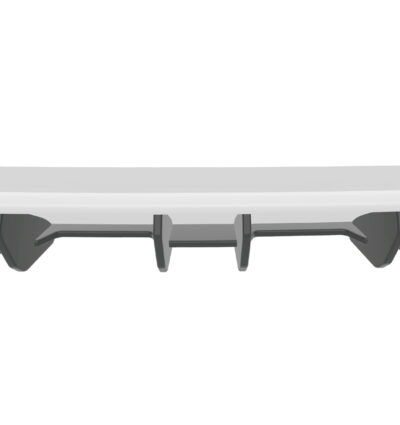 Diffuseur / Ajout de parechoc arrière pour VW Golf 7 (Typ AU) R (2013-2016) - Fabriqué en ABS 10mm (à peindre ou polir)