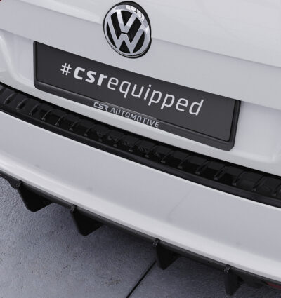 Diffuseur / Ajout de parechoc arrière pour VW Golf 7 (Typ AU) GTD break (facelift) (2017-2020) - Fabriqué en ABS 10mm (à peindre ou polir)