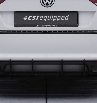 Diffuseur / Ajout de parechoc arrière pour VW Golf 7 (Typ AU) GTD break (facelift) (2017-2020) - Fabriqué en ABS 10mm (à peindre ou polir)