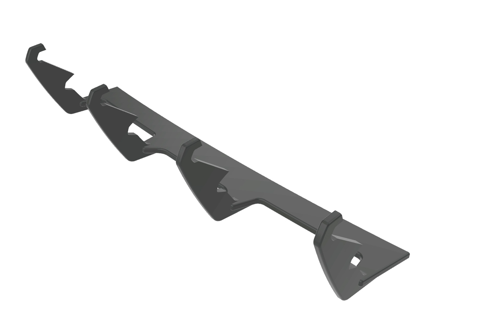 Diffuseur / Ajout de parechoc arrière pour VW Golf 7 (Typ AU) break R (facelift) (2017-2020) - Fabriqué en ABS 10mm (à peindre ou polir)