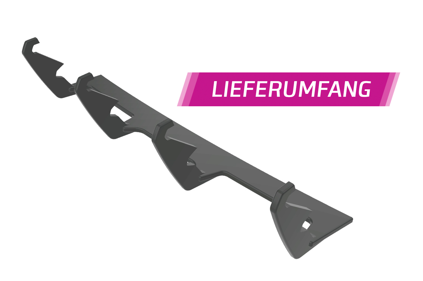 Diffuseur / Ajout de parechoc arrière pour VW Golf 7 (Typ AU) break R (facelift) (2017-2020) - Fabriqué en ABS 10mm (à peindre ou polir)