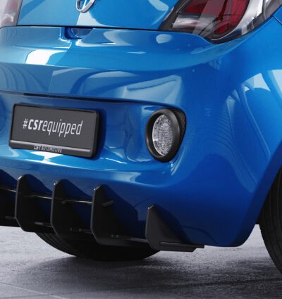 Diffuseur / Ajout de parechoc arrière pour Opel Adam toutes carrosseries (11/2012-05/2019) - Fabriqué en ABS 10mm (à peindre ou polir)