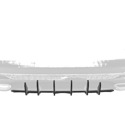 Diffuseur / Ajout de parechoc arrière pour Audi A4 B9 (Typ 8W) Avant S-Line (facelift) (depuis 2019) - Fabriqué en ABS 10mm (à peindre ou polir)