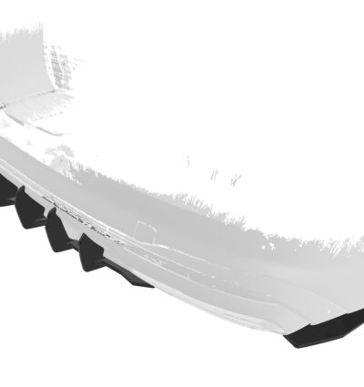 Diffuseur / Ajout de parechoc arrière pour Audi A4 B9 (Typ 8W) Avant S-Line (facelift) (depuis 2019) - Fabriqué en ABS 10mm (à peindre ou polir)