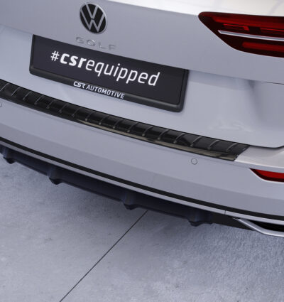 Diffuseur / Ajout de parechoc arrière pour VW Golf 8 (Typ CD) break finition de base / Style / Life / Active (depuis 2020) - Fabriqué en ABS (6 finitions au choix)